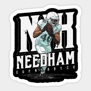 Nik Needham Miami Player Name Sticker